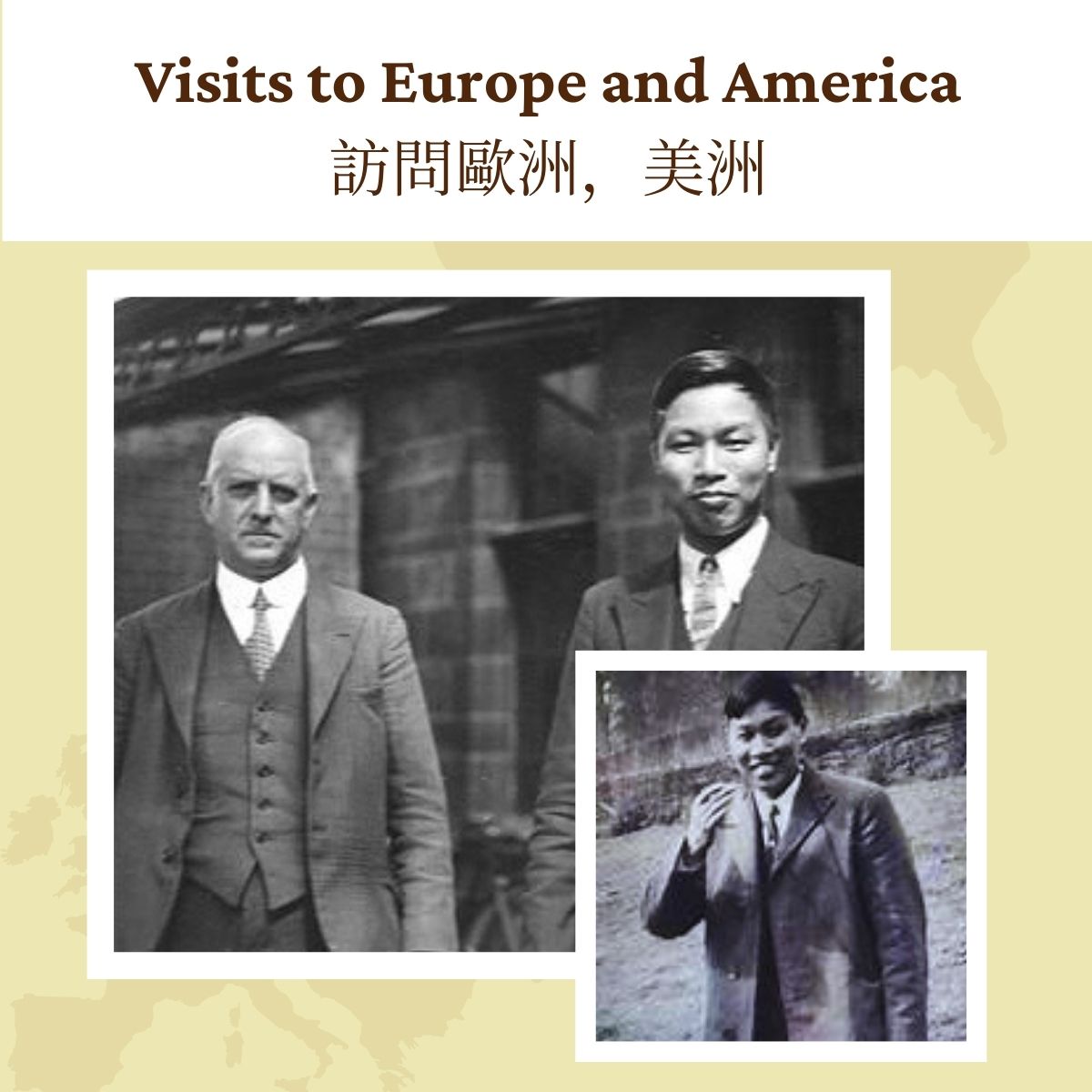 Visits to Europe and America